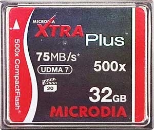 Microdia XTRA Plus CF 32GB 500X