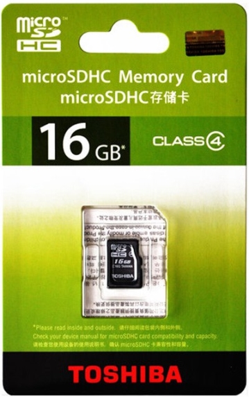 Toshiba Micro SDHC 16GB Ultra Class 10
