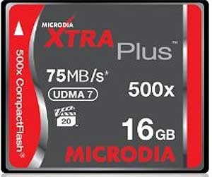 Microdia XTRA Plus CF 16GB 500X